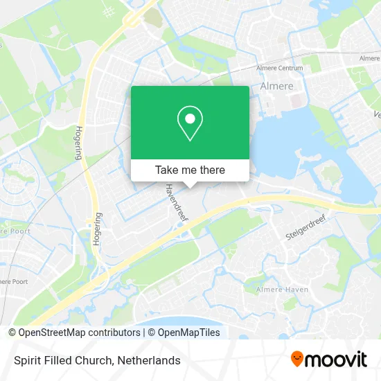 Spirit Filled Church map