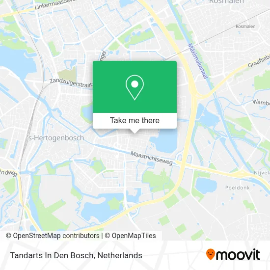 Tandarts In Den Bosch map
