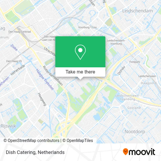 Dish Catering map