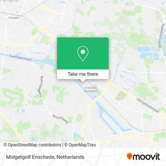 Midgetgolf Enschede map