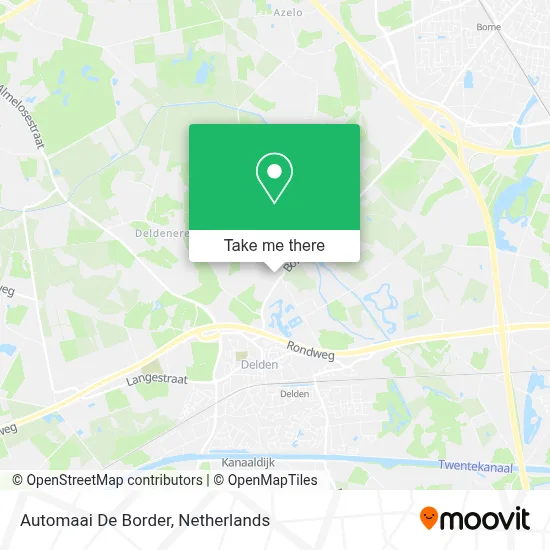 Automaai De Border map