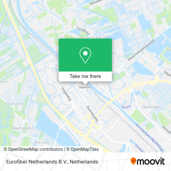 Eurofiber Netherlands B.V. map
