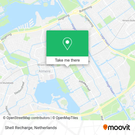 Shell Recharge map
