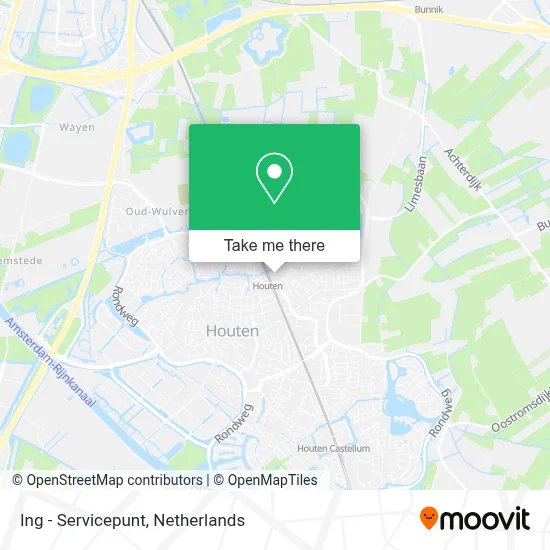 Ing - Servicepunt map