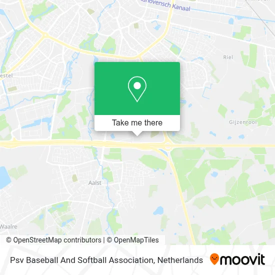 Psv Baseball And Softball Association map