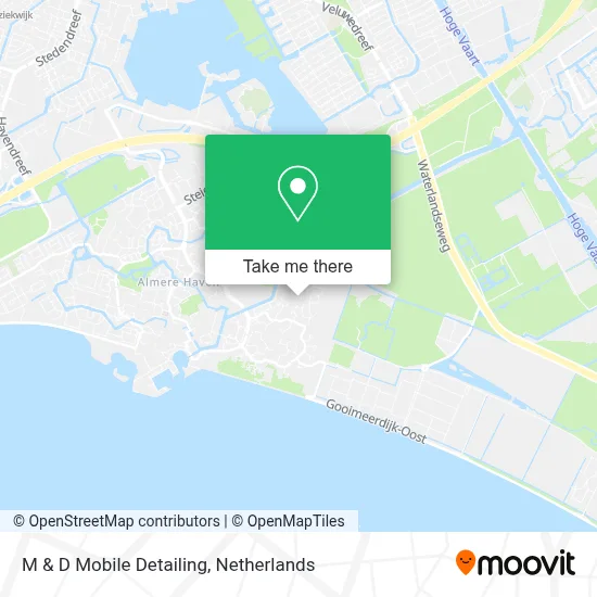 M & D Mobile Detailing map