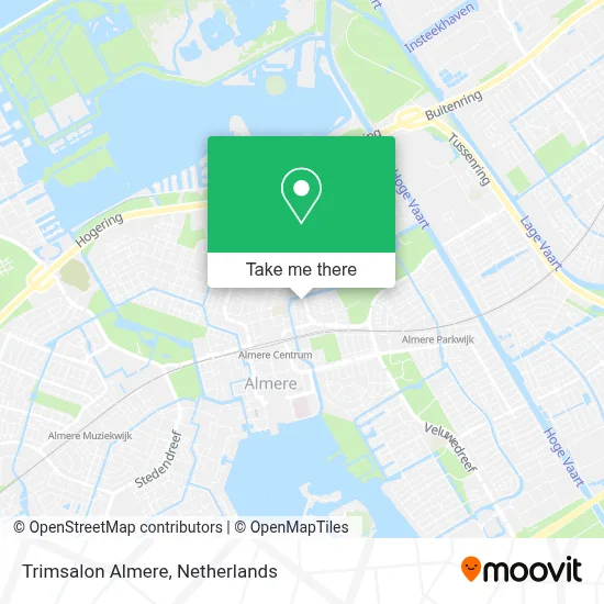 Trimsalon Almere map
