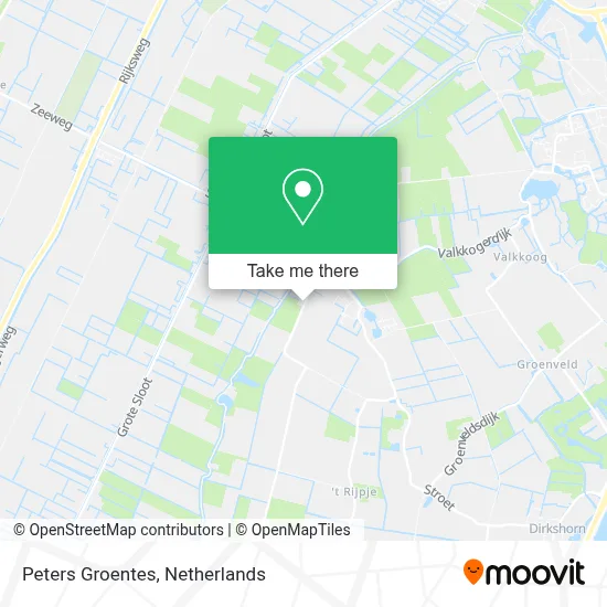 Peters Groentes map