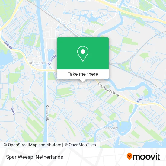 Spar Weesp map