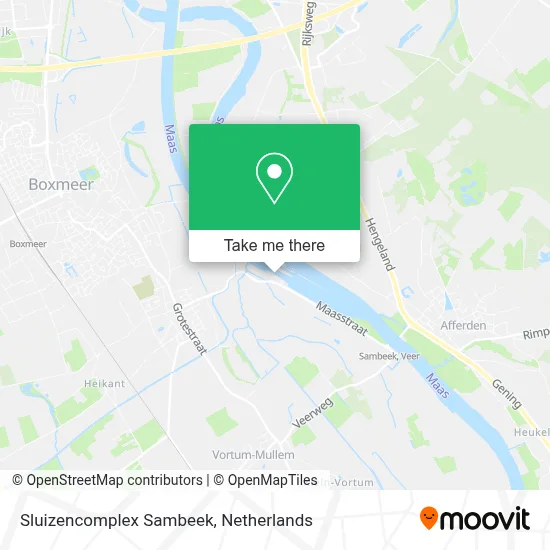 Sluizencomplex Sambeek map