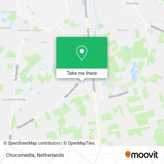 Chocomedia map