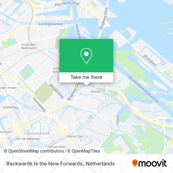 Backwards Is the New Forwards, map