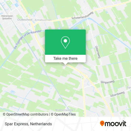 Spar Express map