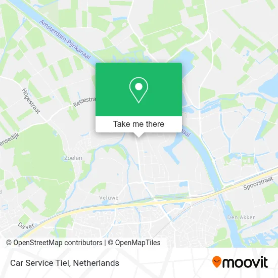 Car Service Tiel map