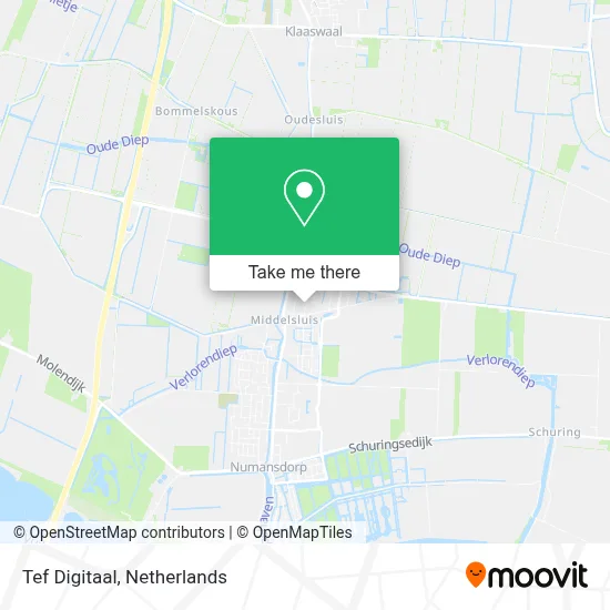 Tef Digitaal map