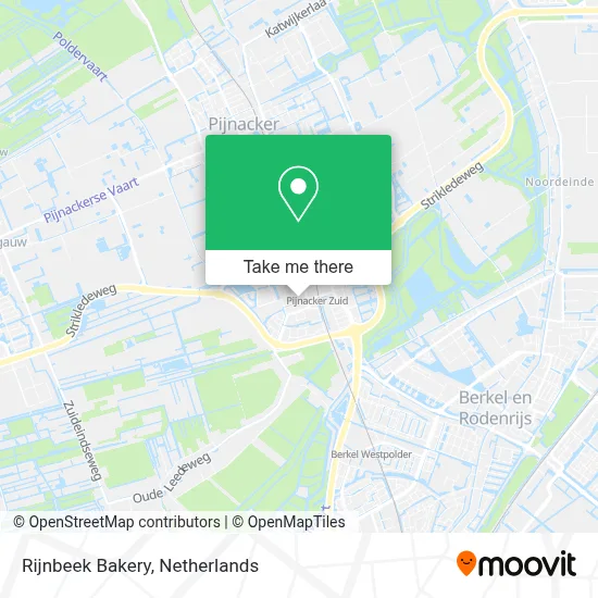 Rijnbeek Bakery map