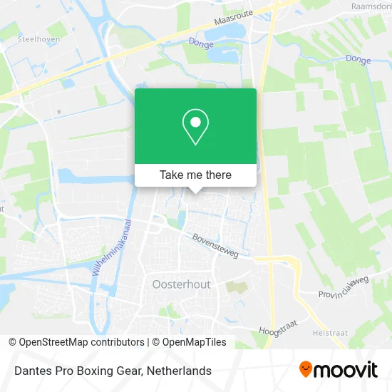 Dantes Pro Boxing Gear map