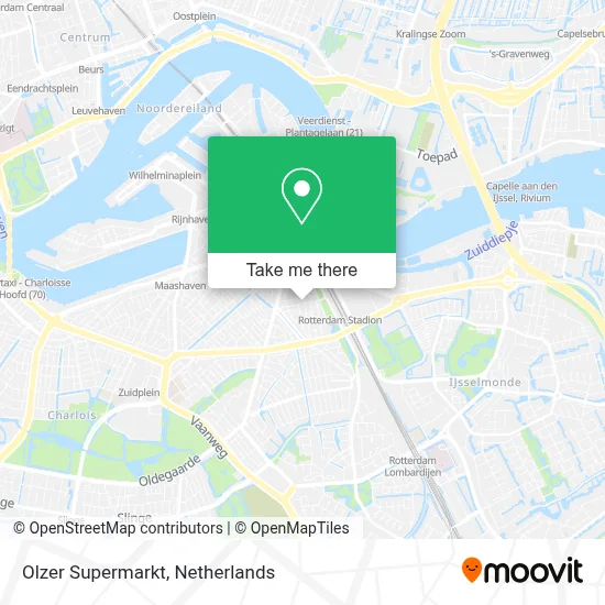 Olzer Supermarkt map