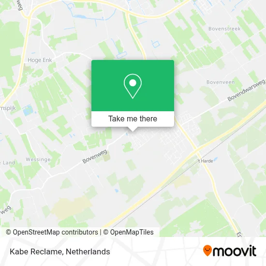 Kabe Reclame map