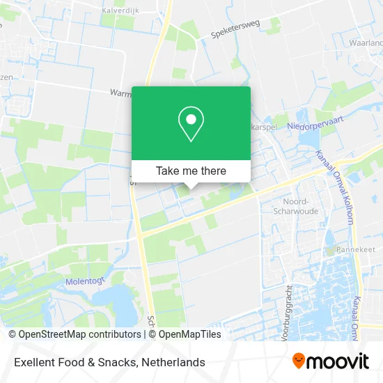 Exellent Food & Snacks map