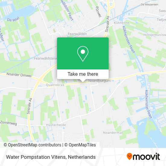 Water Pompstation Vitens map