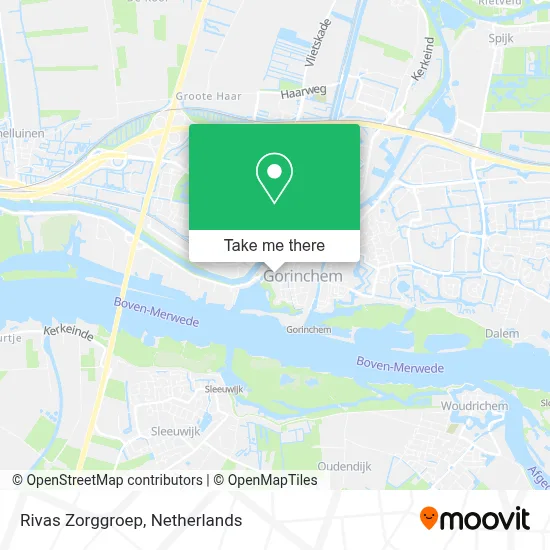 Rivas Zorggroep map