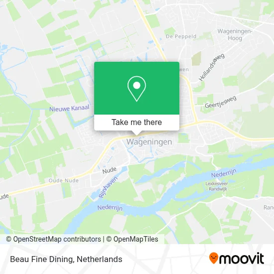 Beau Fine Dining map