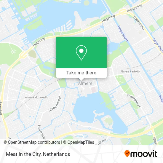 Meat In the City map