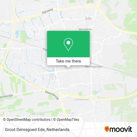 Groot Derxsgoed Ede map
