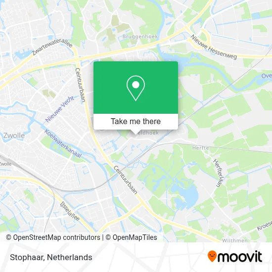 Stophaar map