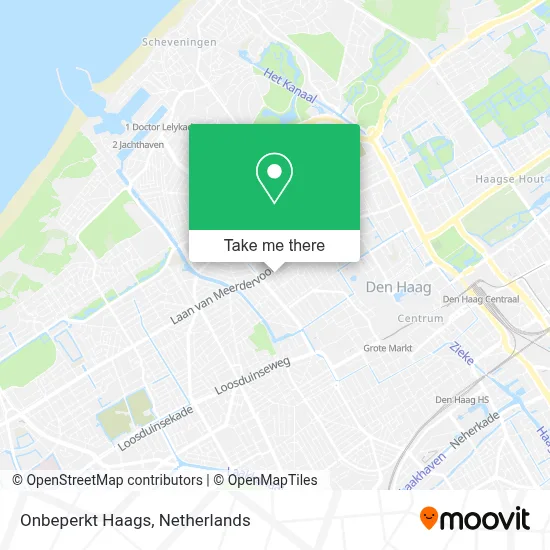 Onbeperkt Haags map