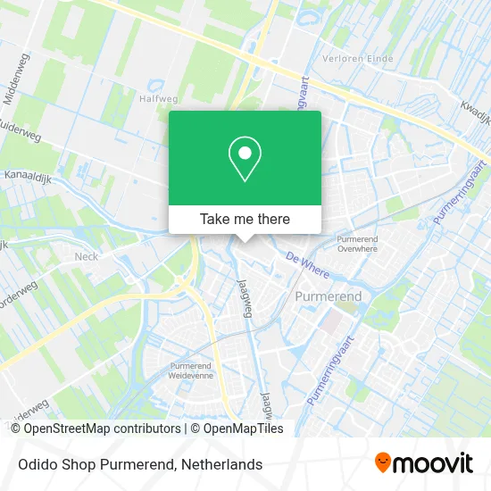 Odido Shop Purmerend map
