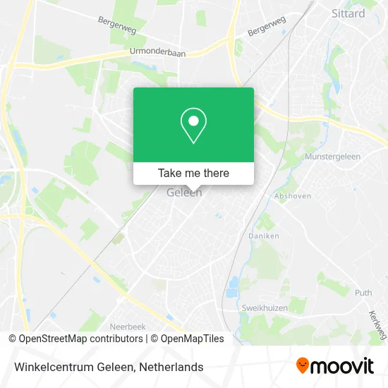 Winkelcentrum Geleen map