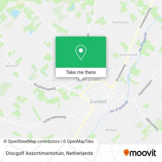 Discgolf Assortimentstuin map