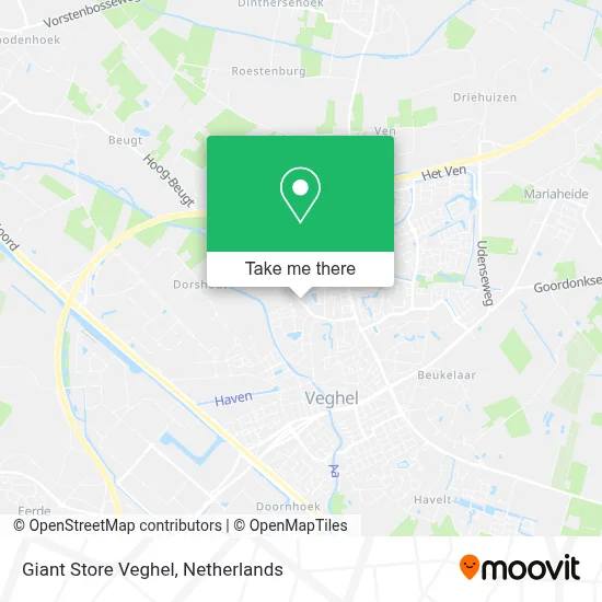 Giant Store Veghel map