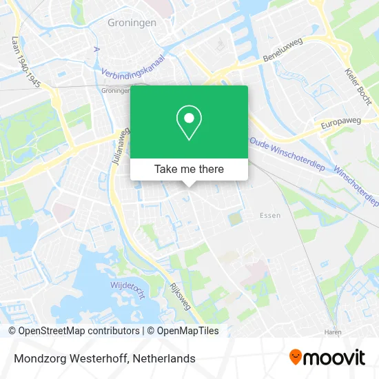 Mondzorg Westerhoff map