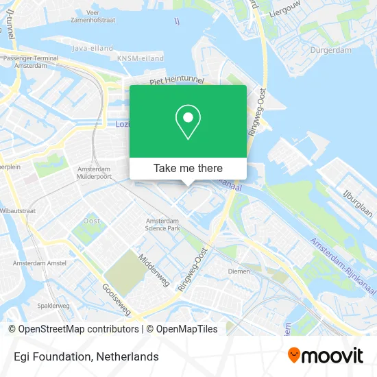 Egi Foundation map