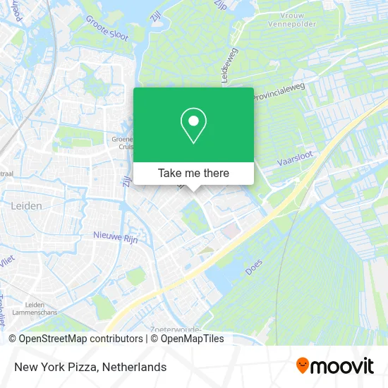 New York Pizza map