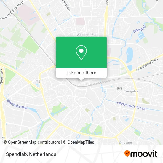 Spendlab map