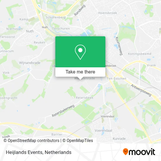 Heijlands Events map