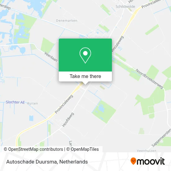 Autoschade Duursma map