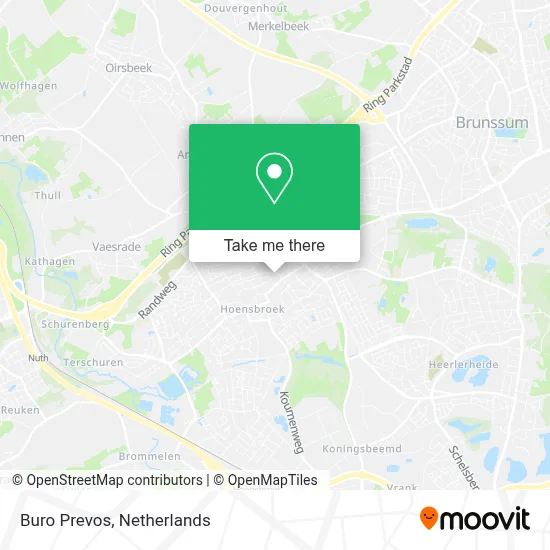 Buro Prevos map