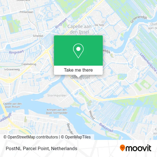 Postnl Pakketpunt map