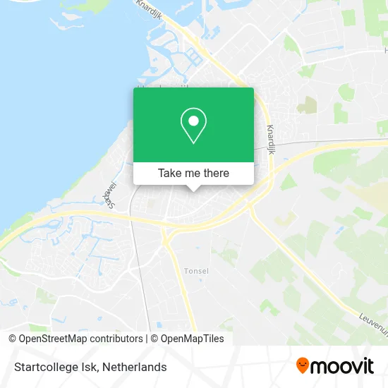 Startcollege Isk map