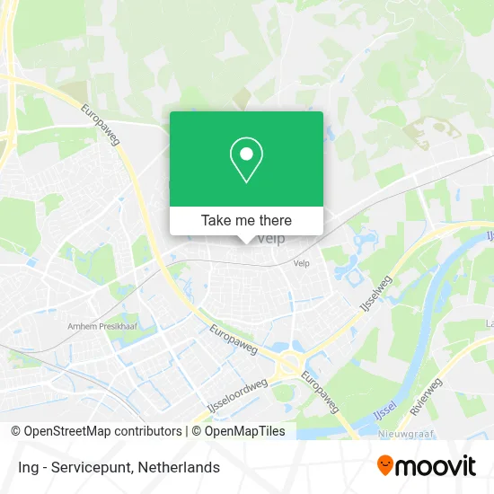 Ing - Servicepunt map