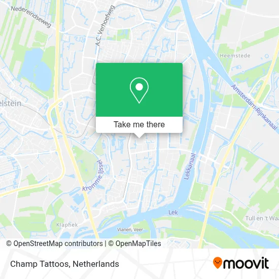 Champ Tattoos map