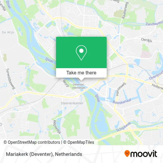 Mariakerk (Deventer) map