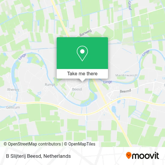 B Slijterij Beesd Karte