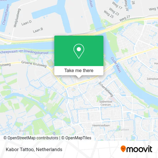 Kabor Tattoo map