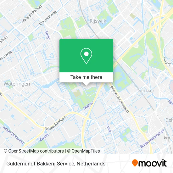 Guldemundt Bakkerij Service map